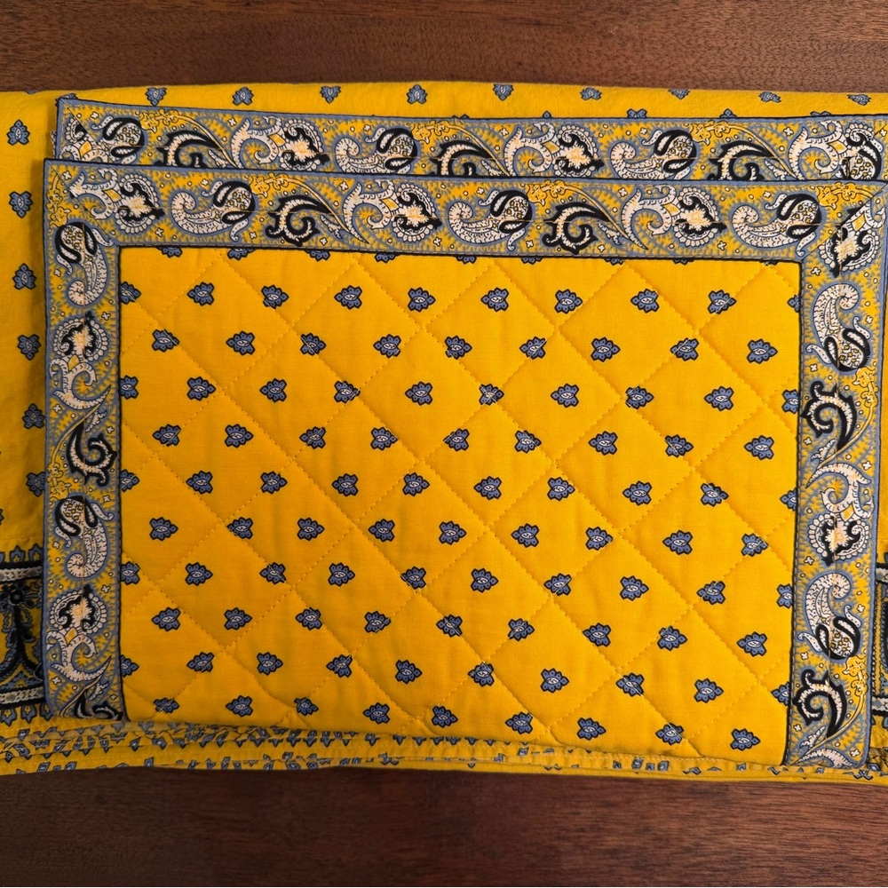 Valdrome Provence France Tablecloth and Two Placemats